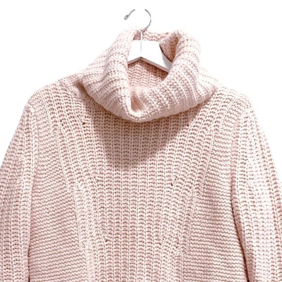 Banana Republic sweater, mixed knit turtleneck sweater Size S - Picture 4 of 9